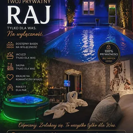 Wodny Raj Z Basenem Sauna Jacuzzi Na Wylacznosc *